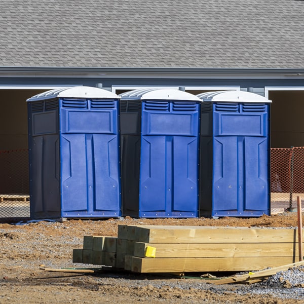 what is the cost difference between standard and deluxe porta potty rentals in Laflin Pennsylvania